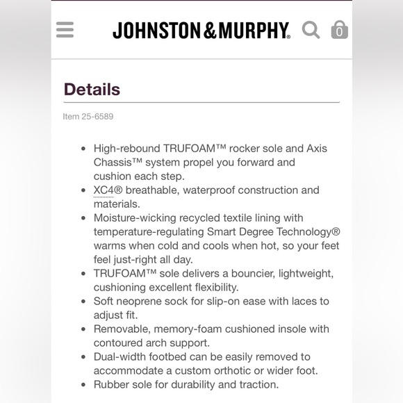 Johnston & Murphy XC4 TR1-Lux Hybrid Shoes - Picture 15 of 16